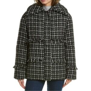 Apparis Malik Plaid Puffer Jacket Size XS